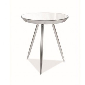 Стол журнальный SIGNAL BORA C зеркальный/хром, 41/46